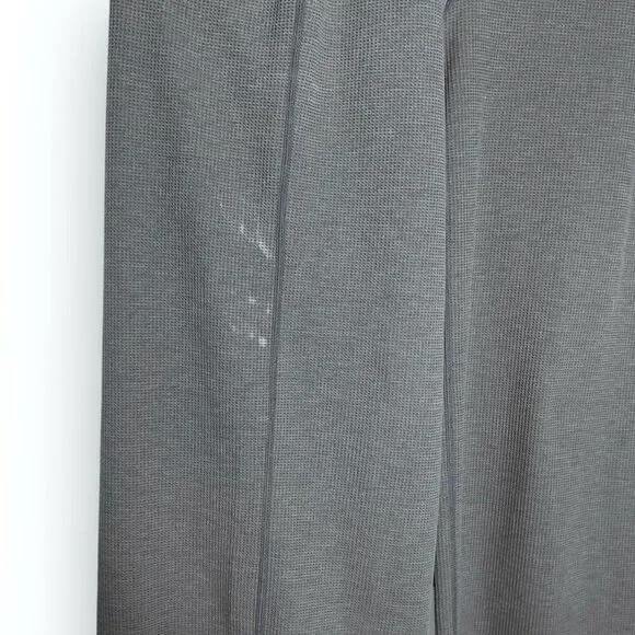 Vuori Bayview Thermal Wide Leg Pants Waffle Knit Gray Women’s Size XL - Picture 8 of 9